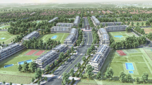 Render sobre Valgrande, el nuevo barrio de Alcobendas que contempla crear 8.600 viviendas.